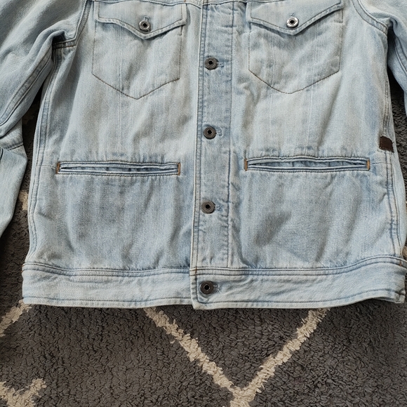 G-Star Raw D-Staq Denim Jacket Size Medium - Picture 7 of 14